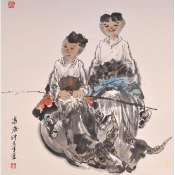 李秀峰国画人物高原行字画之家