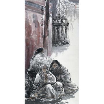 李秀峰国画人物展佛节的晨曦字画之家
