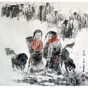 李秀峰国画动物圣域天路字画之家