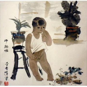 李秀峰国画人物呀，坏了字画之家