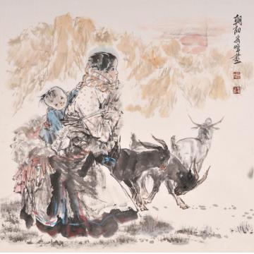 李秀峰国画人物朝阳字画之家