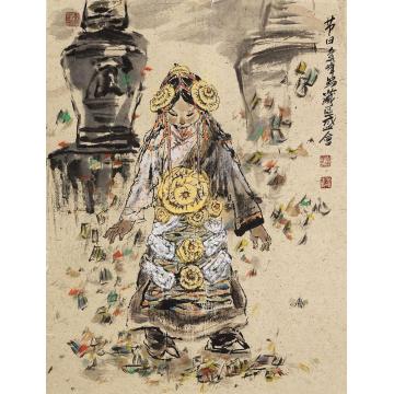 李秀峰国画人物节日字画之家