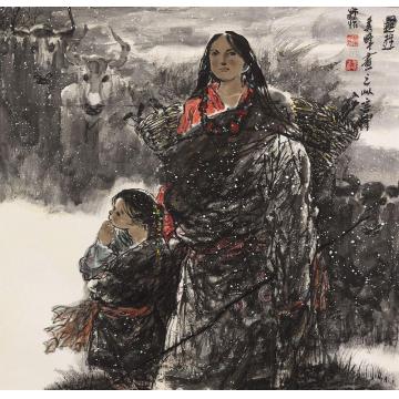 李秀峰国画人物遐游字画之家