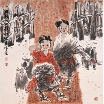 李秀峰国画人物一样的天一样的地字画之家