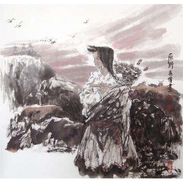 李秀峰国画人物原野字画之家
