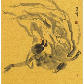 李秀峰国画人物无题字画之家