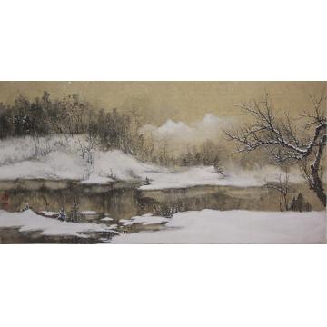 阚传好国画山水初雪字画之家