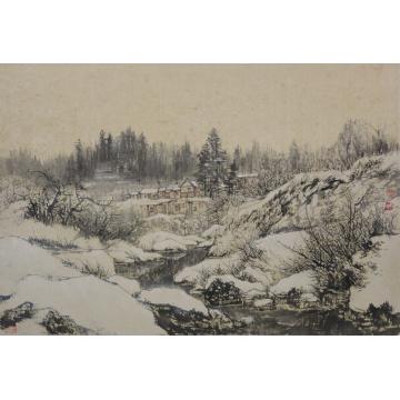 阚传好国画山水含露字画之家