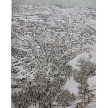 阚传好国画山水浩然春雪字画之家
