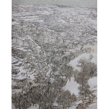 阚传好国画山水浩然春雪字画之家