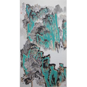 阚传好国画山水丹青新绿字画之家