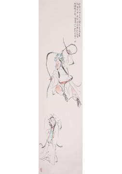 李岗国画人物小宴字画之家