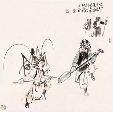 李岗国画人物九江口字画之家