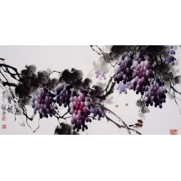 张福盈国画花鸟紫韵字画之家