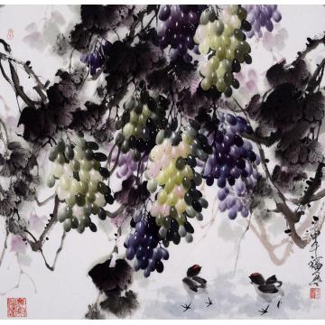 张福盈国画花鸟无题字画之家