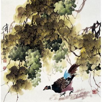 张福盈国画花鸟吉祥如意字画之家
