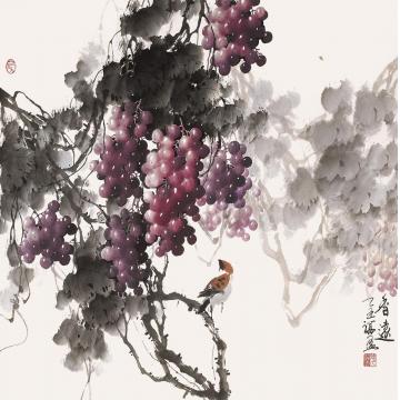 张福盈国画花鸟香远字画之家