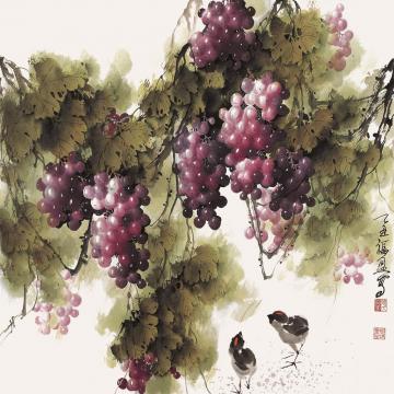 张福盈国画花鸟无题字画之家