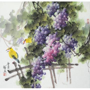 张福盈国画花鸟无题字画之家