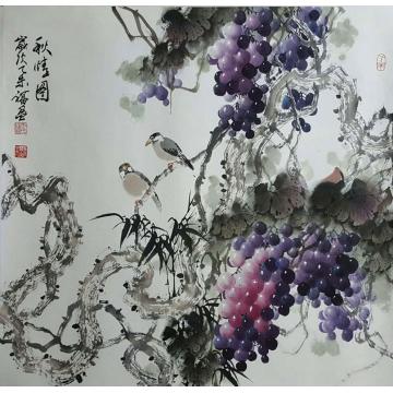 张福盈国画花鸟无题字画之家