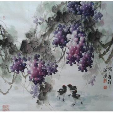 张福盈国画花鸟无题字画之家