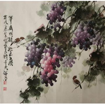 张福盈国画花鸟无题字画之家