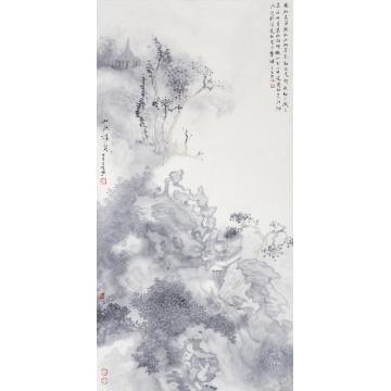 于亨国画山水山水清灵字画之家