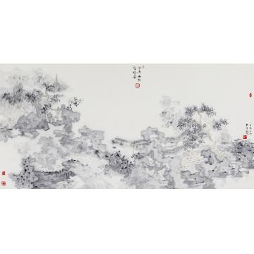 于亨国画山水回廊幽隐字画之家
