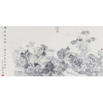 于亨国画山水云水清灵字画之家