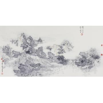 于亨国画山水_云水清灵字画之家