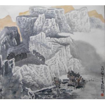 于亨国画山水无题字画之家