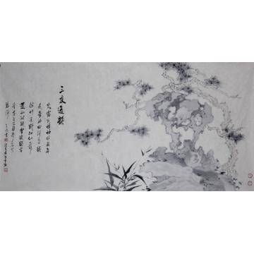 于亨国画花鸟三友逸歆字画之家
