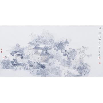 于亨国画山水无题字画之家