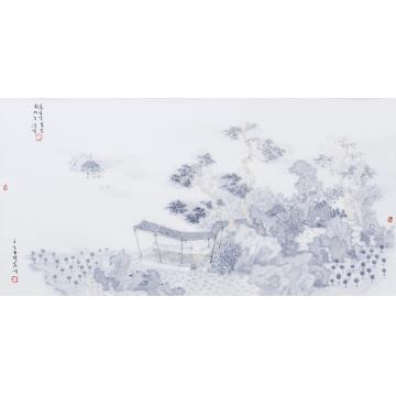 于亨国画山水无题字画之家