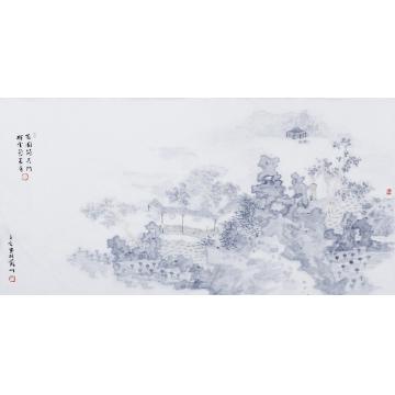 于亨国画山水无题字画之家