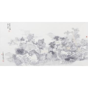 于亨国画山水无题字画之家