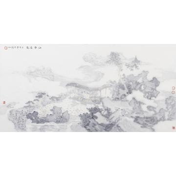 于亨国画山水无题字画之家