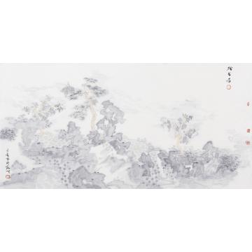 于亨国画花鸟松石寿字画之家