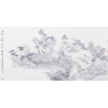 于亨国画山水无题字画之家