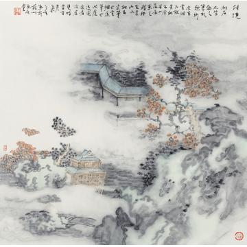于亨国画山水佳境字画之家