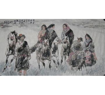 周殿平国画人物苍茫字画之家