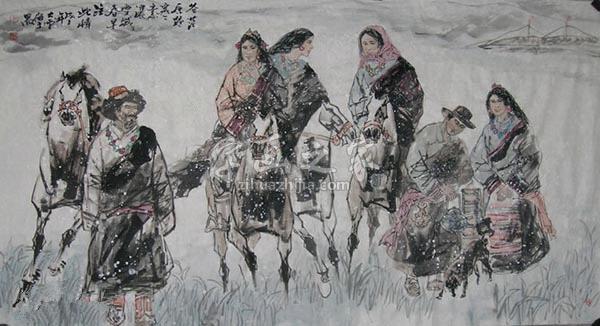 国画家周殿平字画之家