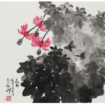 苏华国画花鸟花间消闲字画之家