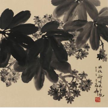 苏华国画花鸟雨后新晴花争艳字画之家