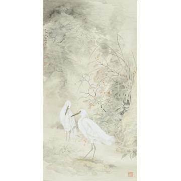 刘刚国画花鸟相见语依依字画之家