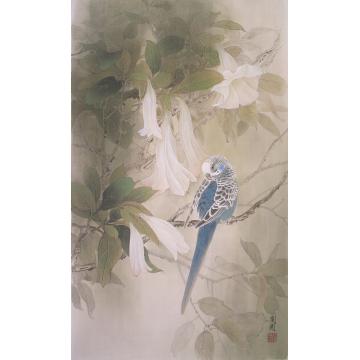 刘刚国画花鸟夏至字画之家
