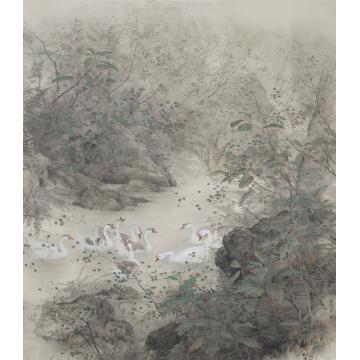 刘刚国画花鸟山涧字画之家