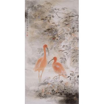 刘刚国画花鸟秋意字画之家