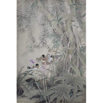 刘刚国画花鸟版纳春早字画之家