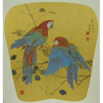 刘刚国画花鸟无题字画之家